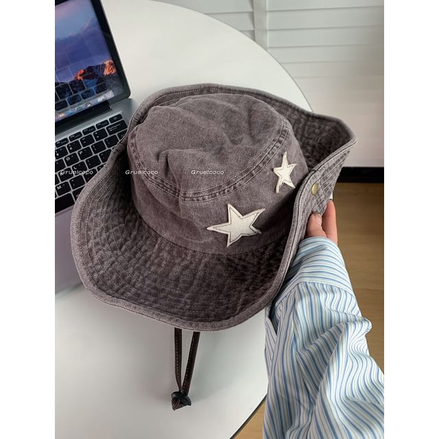 Star Applique Boonie Hat SpreePicky