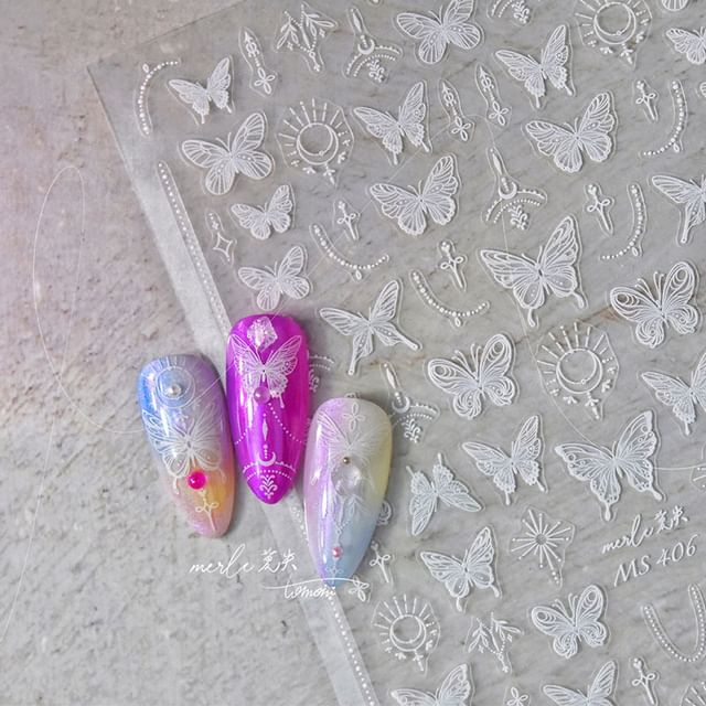 Ribbon Nail Art Stickers SpreePicky