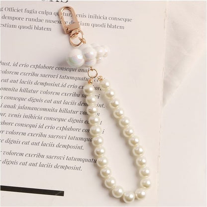 Cloud Faux Pearl Bag Charm Keyring Phone (Various Designs) SpreePicky