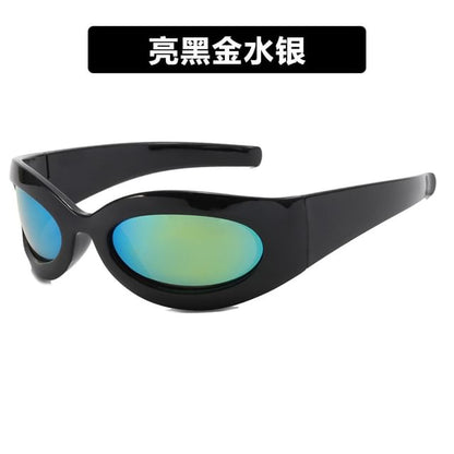 Thick Rimmed Oval Sunglasses SpreePicky