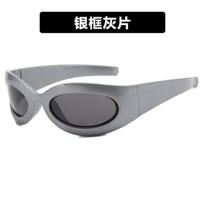 Thick Rimmed Oval Sunglasses SpreePicky