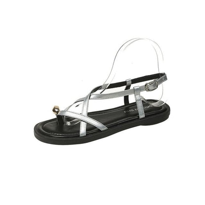 Cross-Strap Roman Sandals SpreePicky