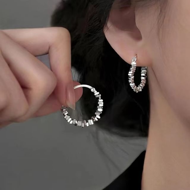 S925 Sterling Silver Hoop Earring SpreePicky