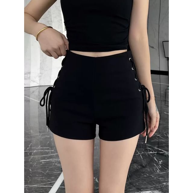 High Waist Plain Lace SpreePicky