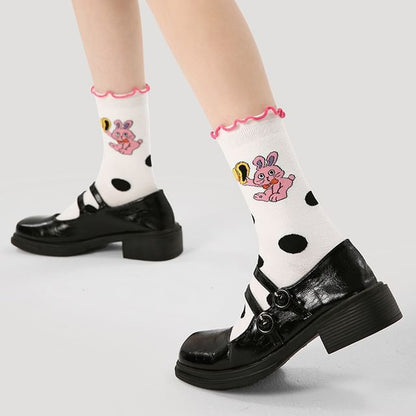 Rabbit Dotted Socks SpreePicky