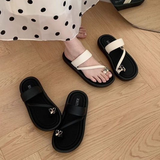 Toe Loop Slide Sandals SpreePicky