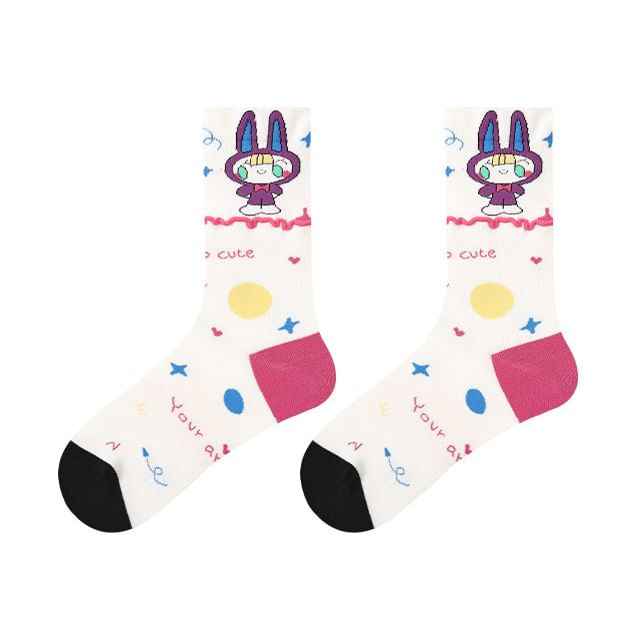 Cartoon Crew Socks SpreePicky