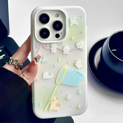 Rabbit Phone Case - iPhone 15 Pro Max / 15 Pro / 15 / 14 Pro Max / 14 Pro / 14 / 13 Pro Max / 13 Pro / 13 / 12 Pro Max / 12 / 11 SpreePicky