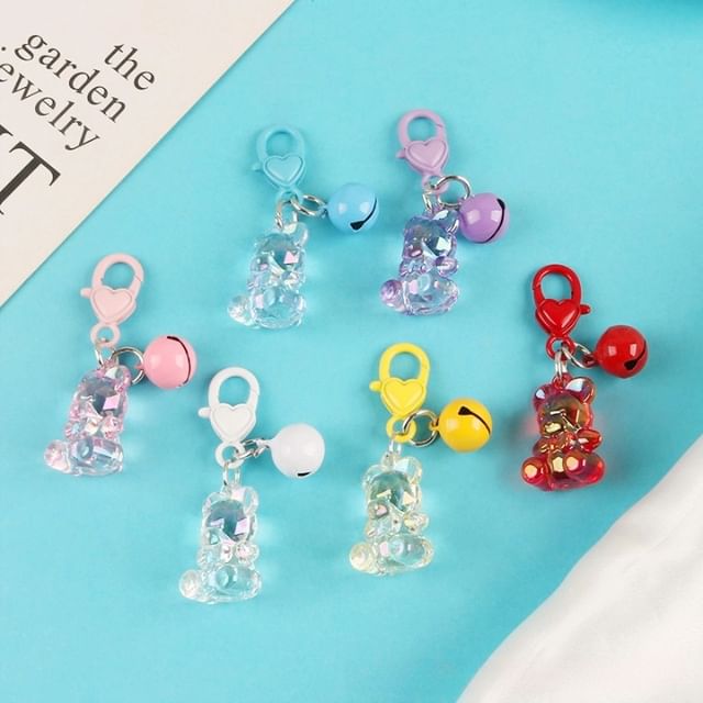 Bell Bear Bag Charm Keyring SpreePicky