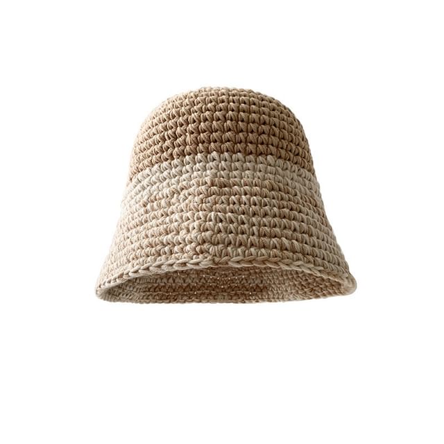 Panel Knit Bucket Hat SpreePicky