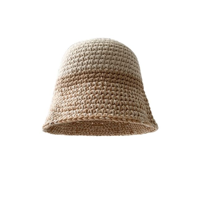 Panel Knit Bucket Hat SpreePicky