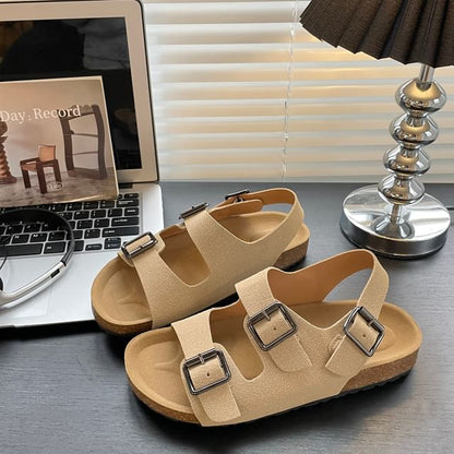 Platform Buckled Sandals SpreePicky