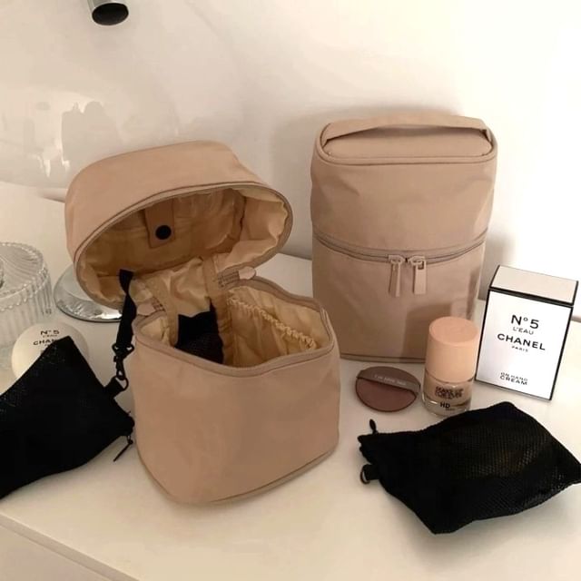 Plain Nylon Mini Makeup Bag (Various Designs) SpreePicky