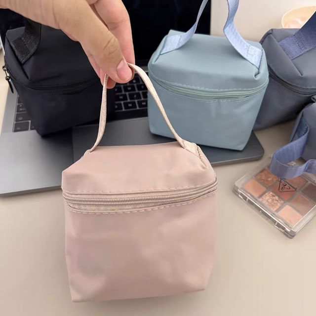 Plain Nylon Mini Makeup Bag (Various Designs) SpreePicky