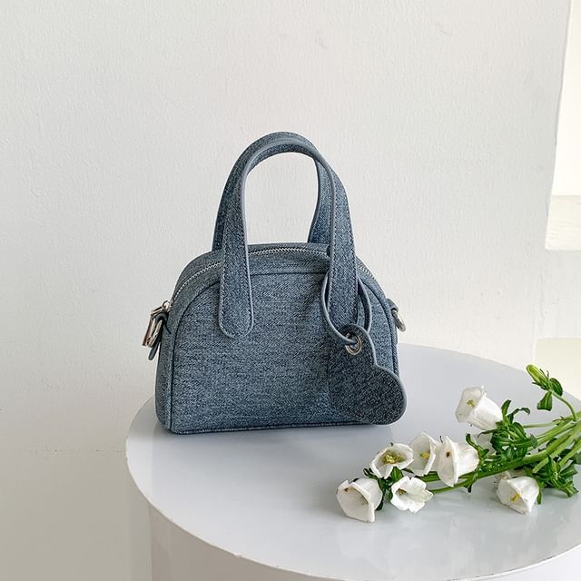 + Set: Charm Bowler Bag Denim FashionChic
