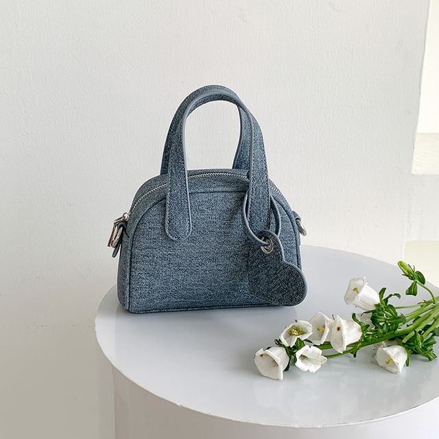 + Set: Charm Bowler Bag Denim FashionChic