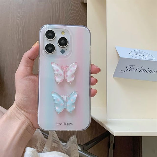 Butterfly Phone Case - iPhone 15 Pro Max / 15 Pro / 15 Plus / 15 / 14 Pro Max / 14 Pro / 14 Plus / 14 / 13 Pro Max / 13 Pro / 13 / 13 mini / 12 Pro Max / 12 Pro / 12 / 12 mini / 11 Pro Max / 11 Pro / 11 SpreePicky