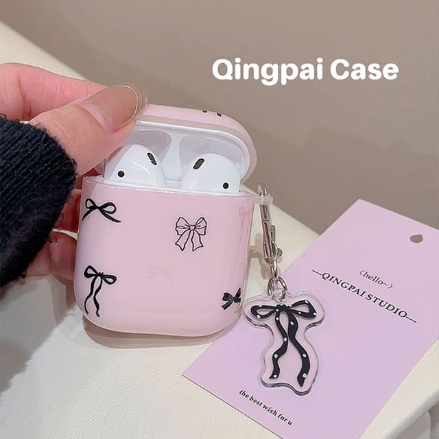 Bow AirPods / Pro Earphone Case Skin / Charm / Set SpreePicky