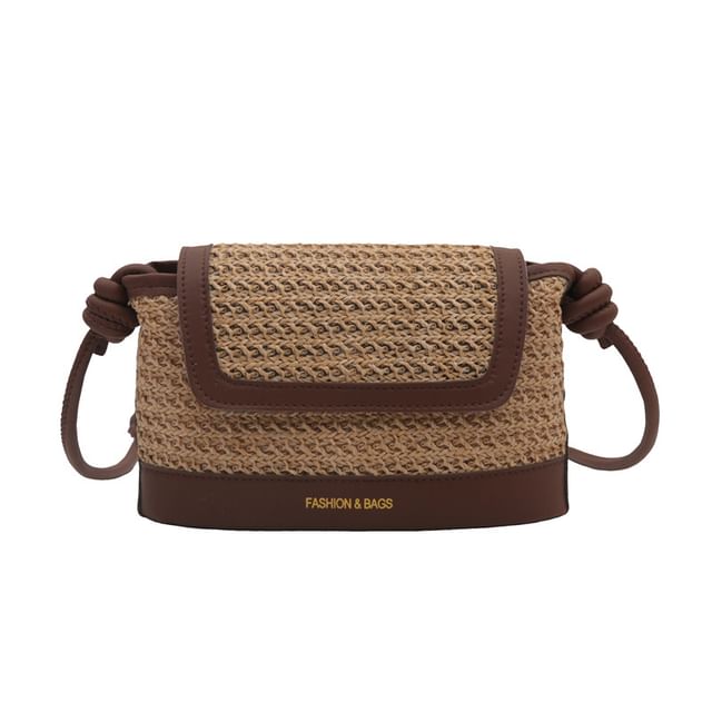 Striped Flap Shoulder Bag SpreePicky