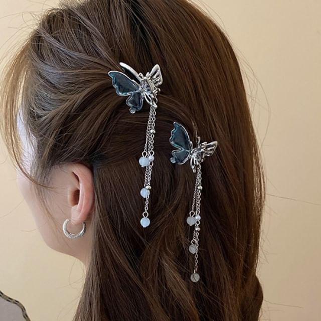 / Clip Butterfly Set Beaded Hair FashionChic