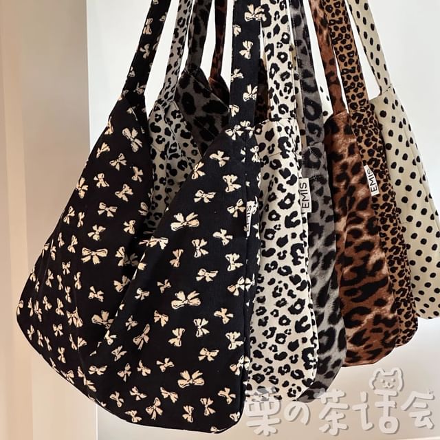 Patterned Tote Bag / Bag Charm / Set SpreePicky