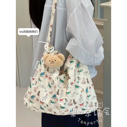 Patterned Tote Bag / Bag Charm / Set SpreePicky