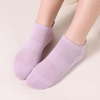 Plain Perforated Ankle Socks SpreePicky