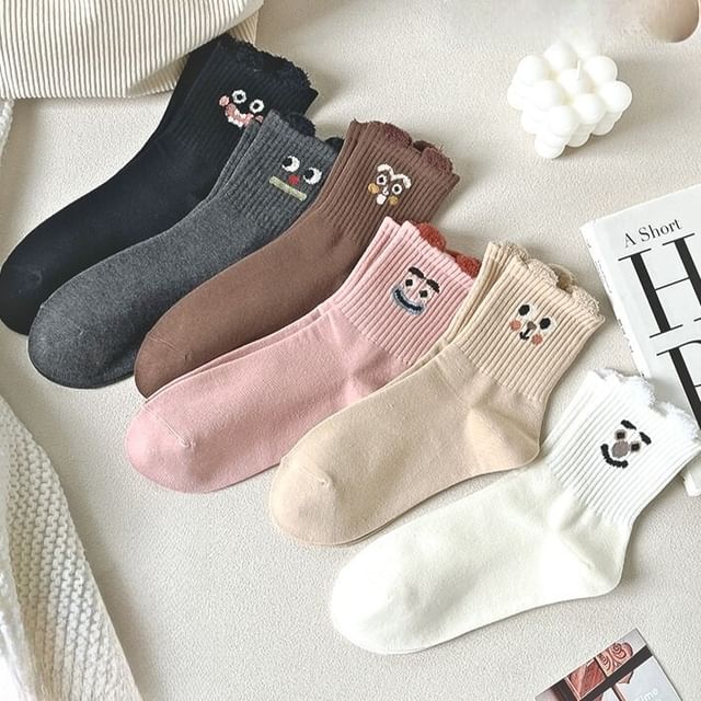 Cartoon Print Socks Set SpreePicky