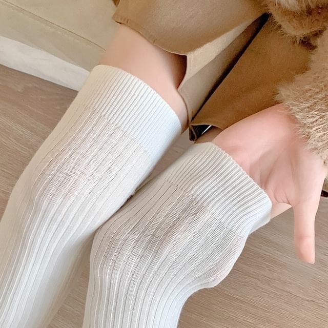 Ribbed Over-the-Knee Socks / Set SpreePicky