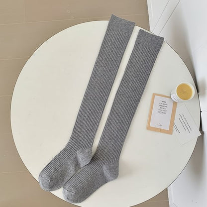 Ribbed Over-the-Knee Socks / Set SpreePicky