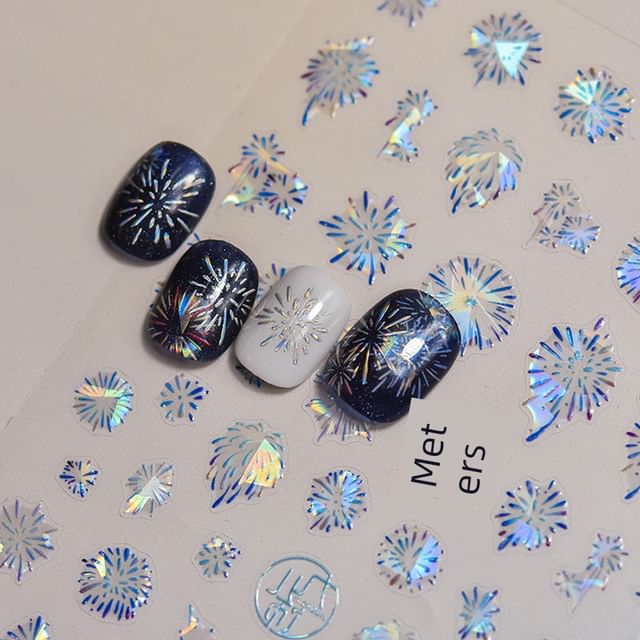 Firework Nail Art Stickers SpreePicky