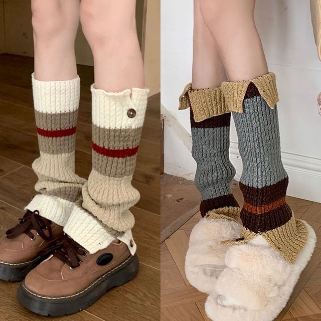 Cable Knit Leg Warmers / Set SpreePicky