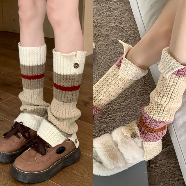 Cable Knit Leg Warmers / Set SpreePicky