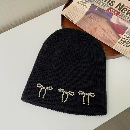 Beaded Ribbon Beanie SpreePicky