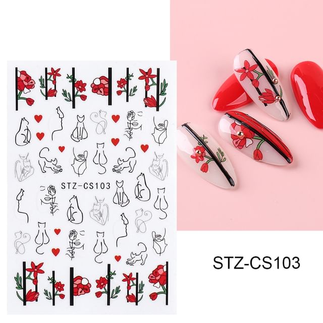 Print Nail Art Stickers SpreePicky