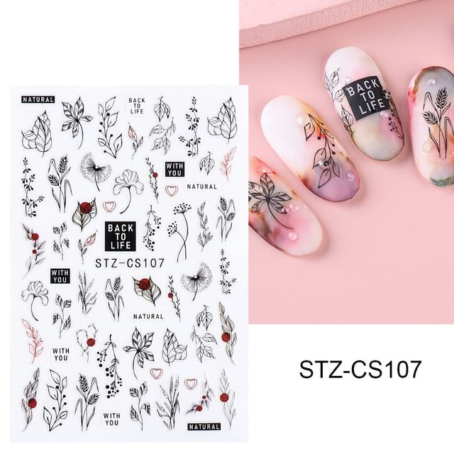 Print Nail Art Stickers SpreePicky