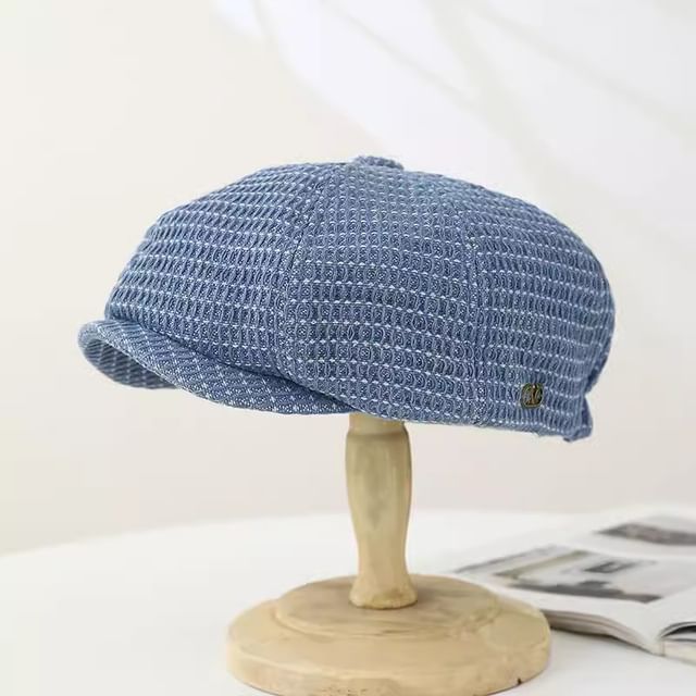 / Denim Newsboy Beret Cap FashionChic