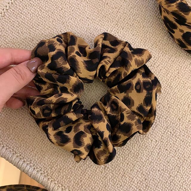 Leopard Print Headband / Scrunchie SpreePicky