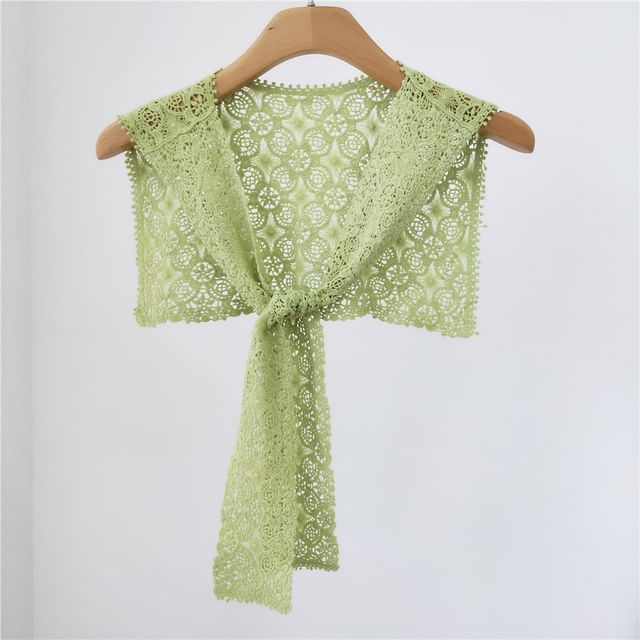 Crochet Knit Light Scarf SpreePicky