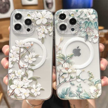 Floral Magnetic (Compatible with MagSafe) Phone Case SpreePicky