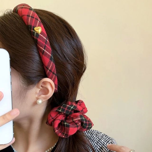 Plaid Headband / Scrunchie SpreePicky