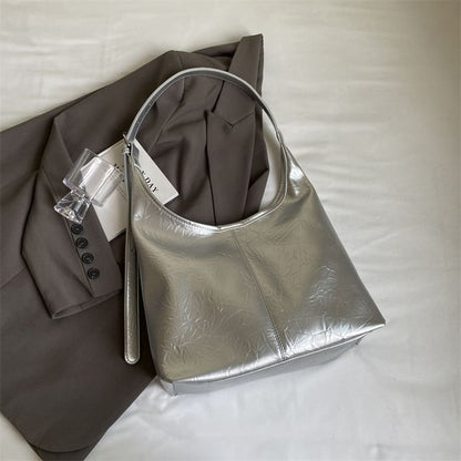 Set: Faux Leather Shoulder Bag + Pouch SpreePicky