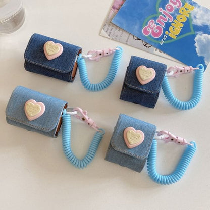 Heart Denim AirPods / Pro Earphone Case Skin SpreePicky