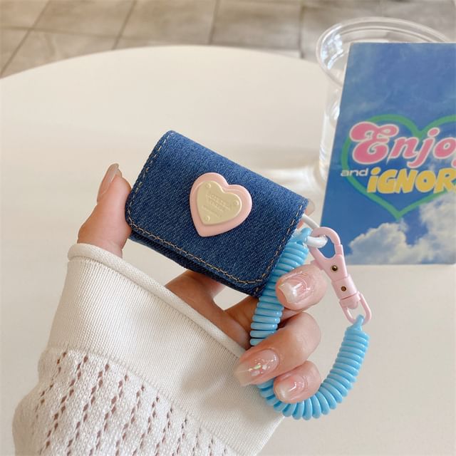 Heart Denim AirPods / Pro Earphone Case Skin SpreePicky