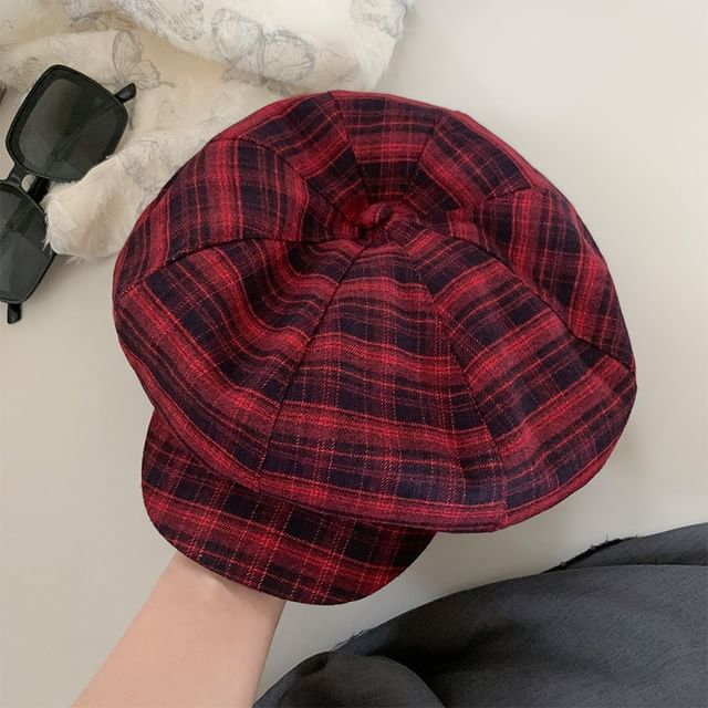 Plaid Newsboy Cap SpreePicky