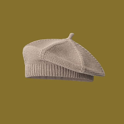 Plain Knit Beret SpreePicky