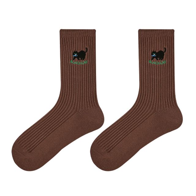 Embroidered Short Socks SpreePicky