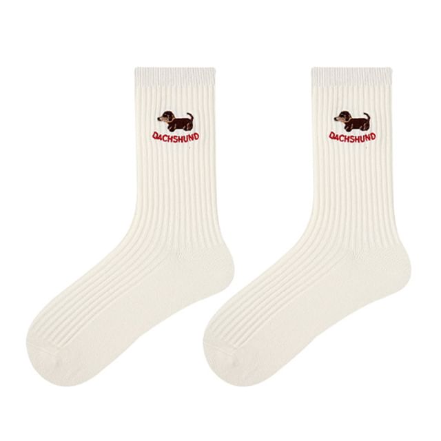 Embroidered Short Socks SpreePicky