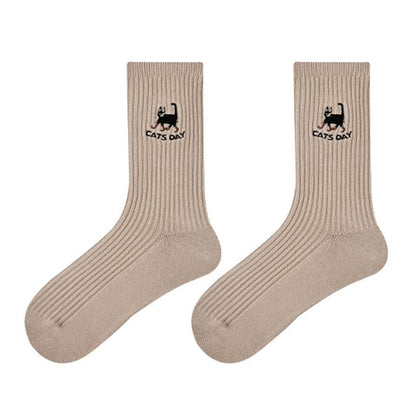 Embroidered Short Socks SpreePicky