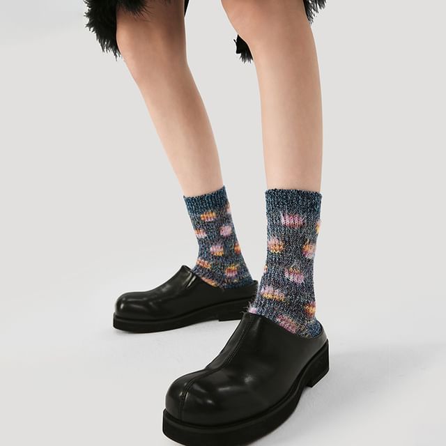 Dotted Knit Socks SpreePicky